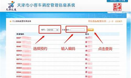 小汽车摇号查询